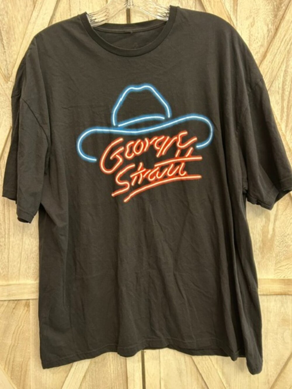 Vintage 1996 George Strait Country Tour T Shirt XL In Concert Double Sided 90s